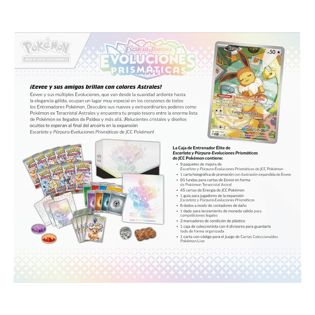Evoluciones Prismáticas - Caja de Entrenador Élite